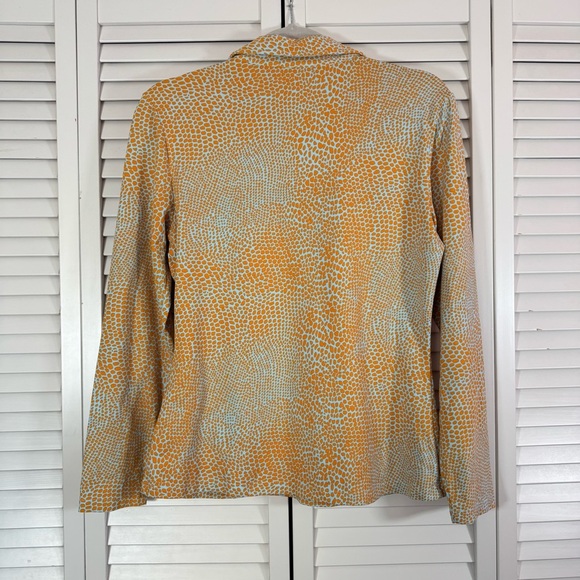 J. McLaughlin Catalina Cloth Leopard Print Pull Over Shirt Top    Size Medium - Picture 4 of 6